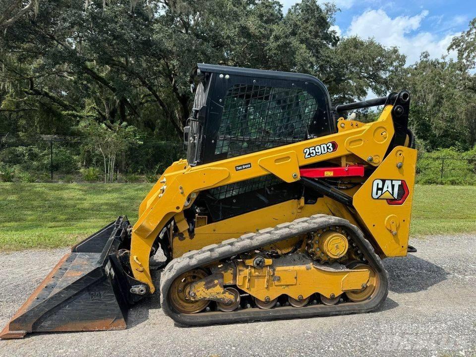 CAT 259 D3 Krautuvai su šoniniu pasukimu