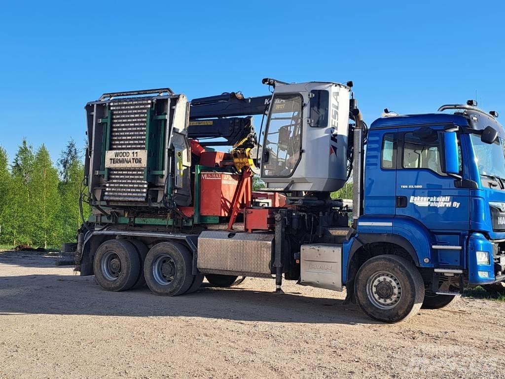 Mus-Max WT11 Medienos smulkintuvai