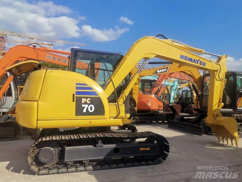 Komatsu PC 70 Vikšriniai ekskavatoriai