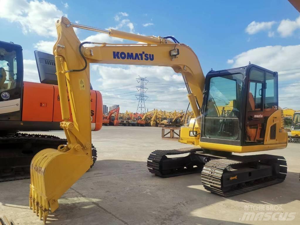 Komatsu PC 70 Vikšriniai ekskavatoriai