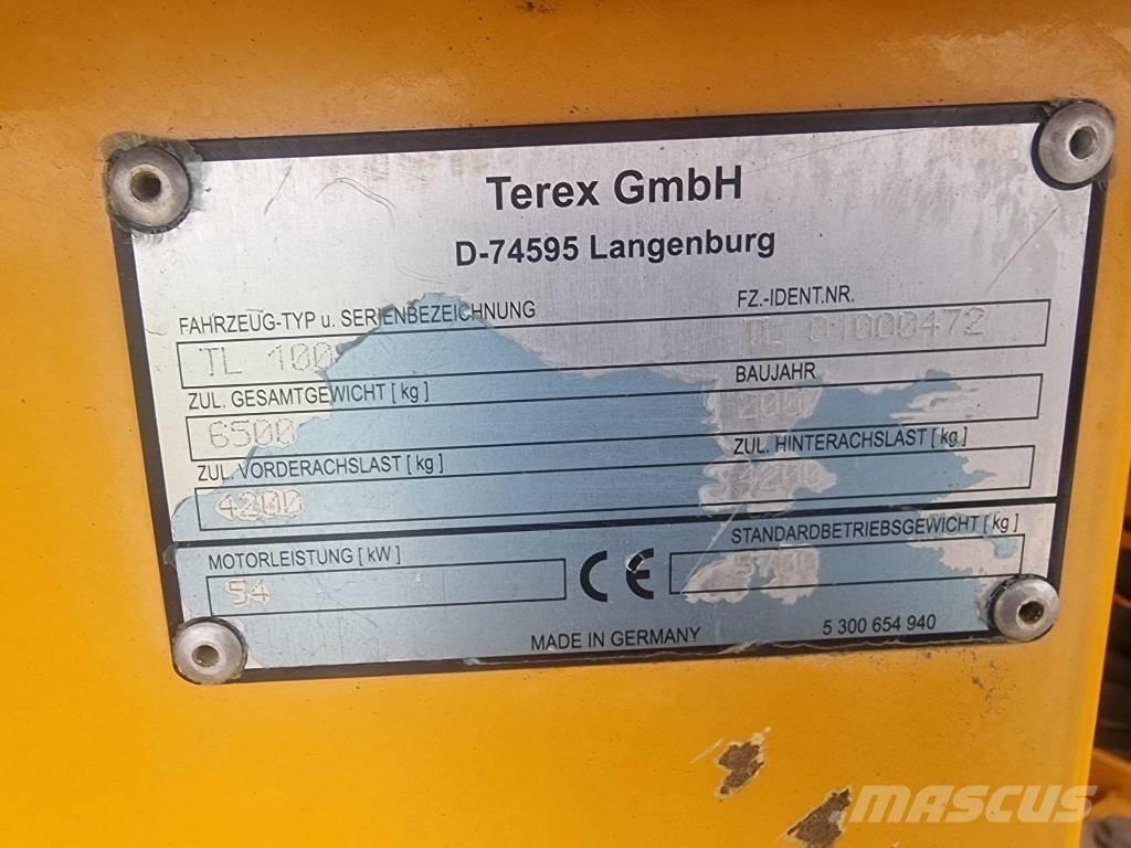 Terex TL 100 Naudoti ratiniai krautuvai