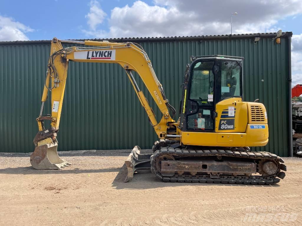 Komatsu PC 80 MR-5E0 Vidutinės galios ekskavatoriai 7-12 t