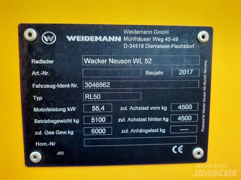 Wacker Neuson WL 52 Naudoti ratiniai krautuvai