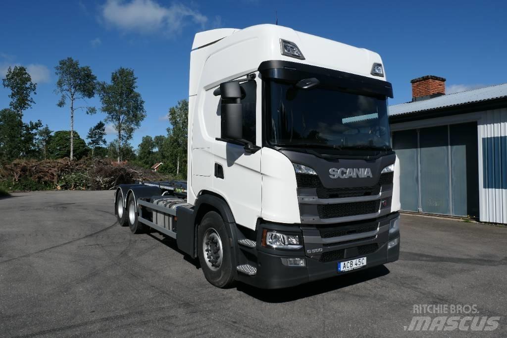 Scania G500B6x2NB Sunkvežimiai su keliamuoju kabliu