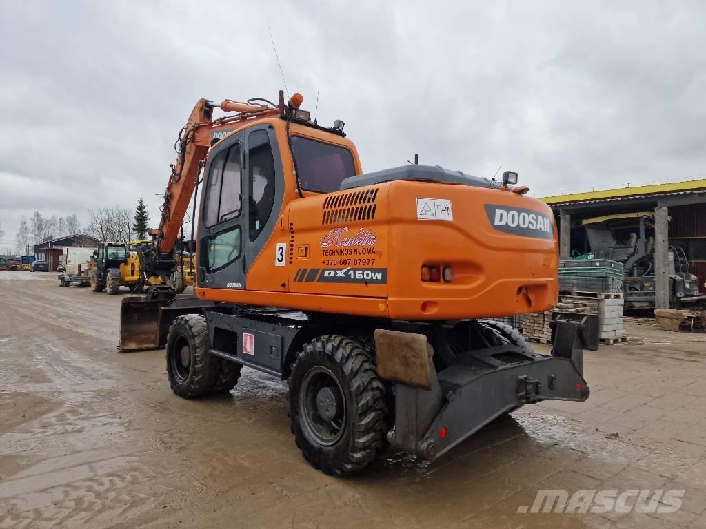 Doosan DX 160 W Ratiniai ekskavatoriai