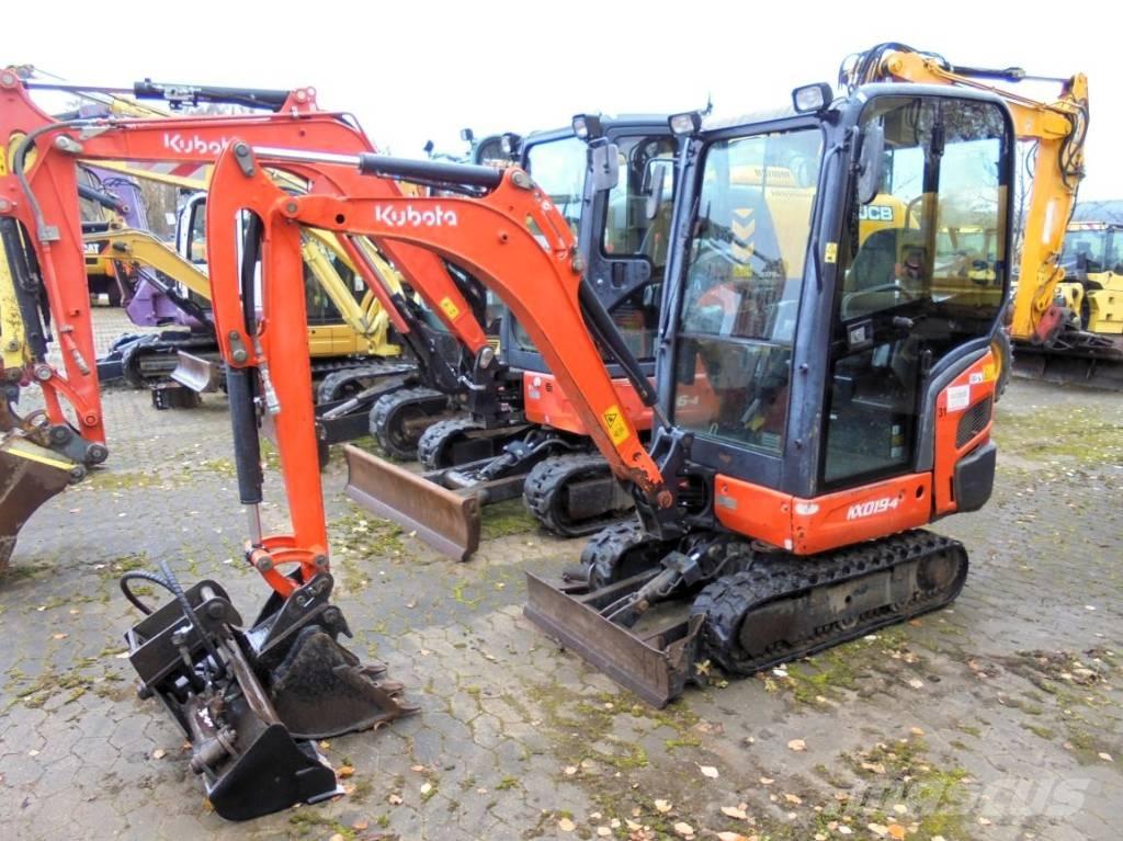 Kubota KX 019-4 Mini ekskavatoriai < 7 t