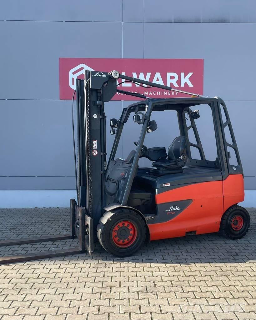 Linde E 50 Elektriniai šakiniai krautuvai