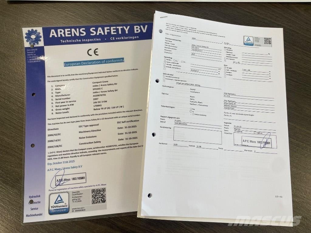 Jekko SPD 265 C  SOLD Mini kranai