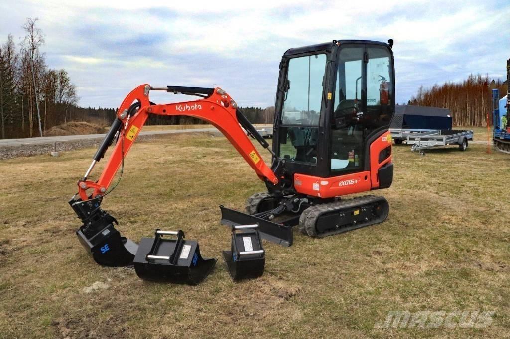 Kubota KX016-4 Mini ekskavatoriai < 7 t
