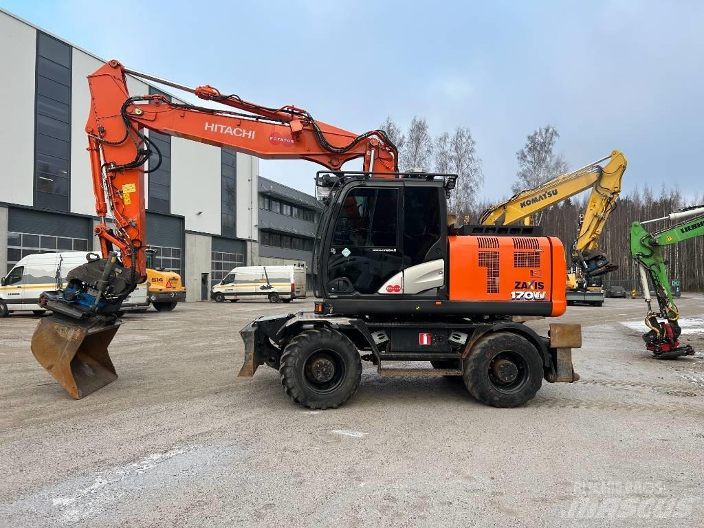 Hitachi ZX 170 W-6 Ratiniai ekskavatoriai