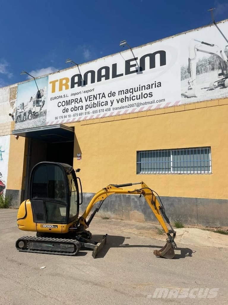 JCB 8020 Mini ekskavatoriai < 7 t