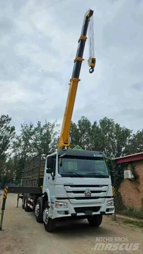 Howo 371 375 380 Automobiliniai kranai