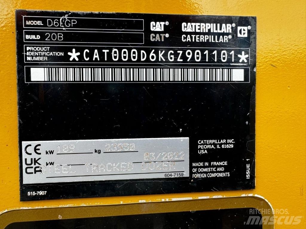CAT D 6 LGP Vikšriniai buldozeriai
