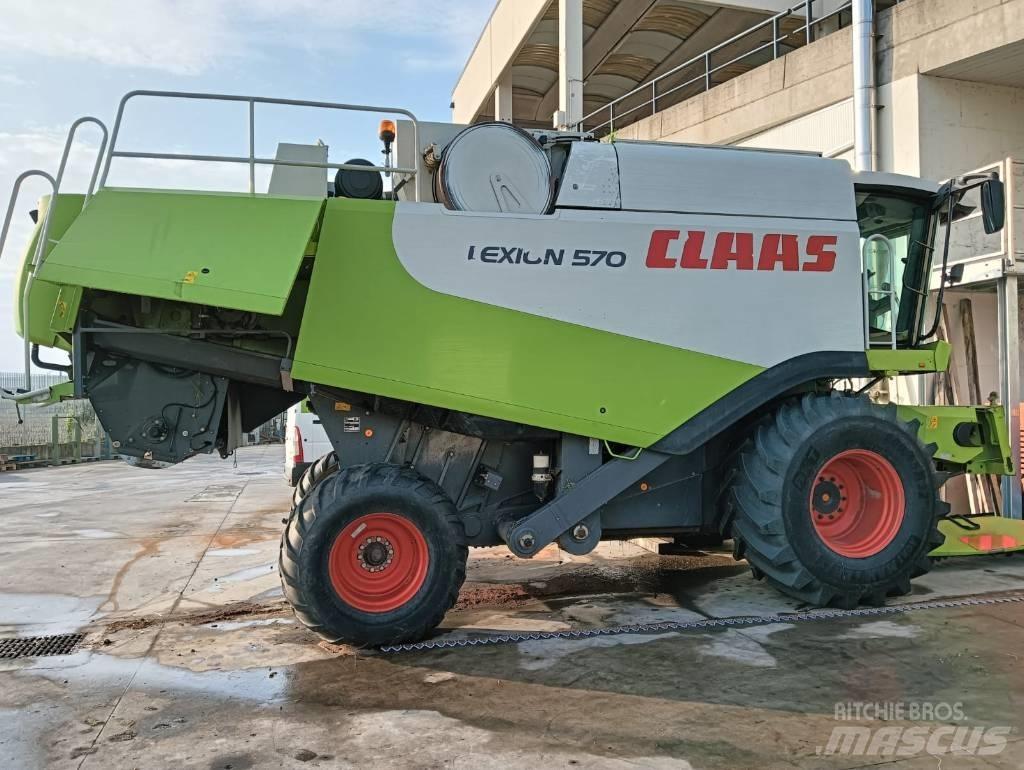 CLAAS Lexion 570 Derliaus nuėmimo kombainai