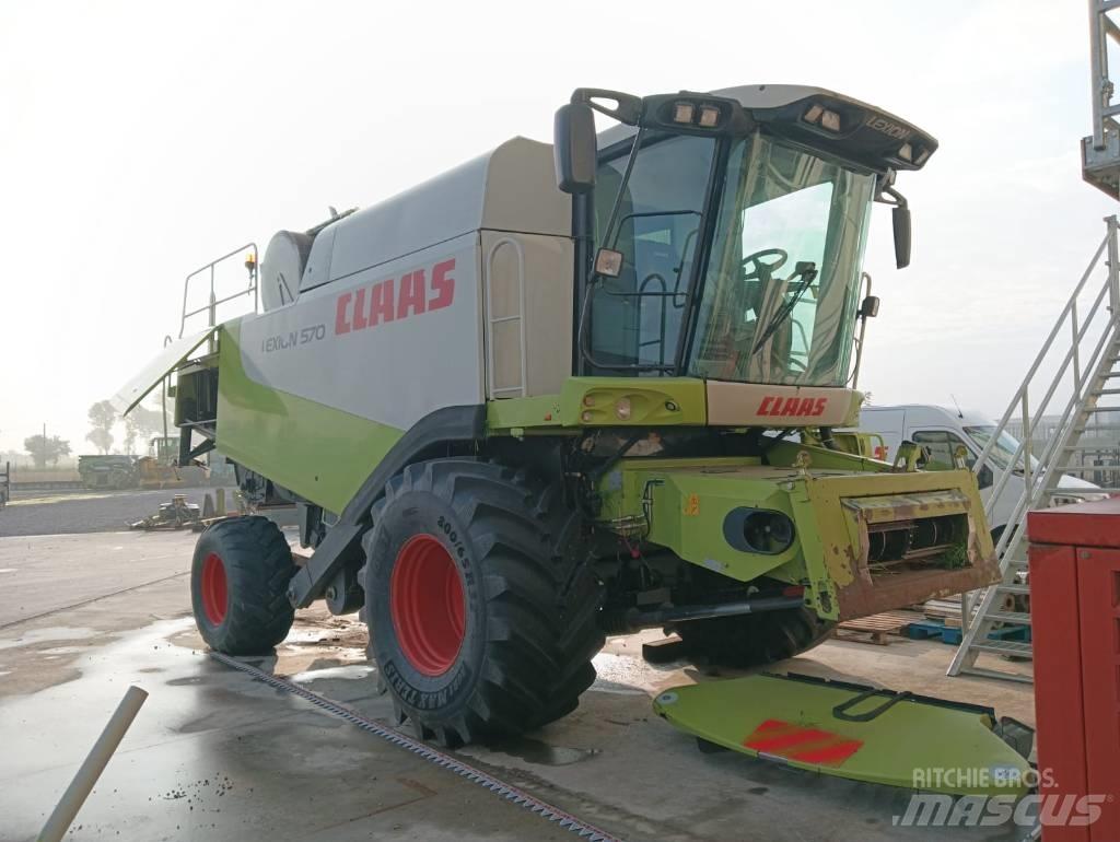 CLAAS Lexion 570 Derliaus nuėmimo kombainai