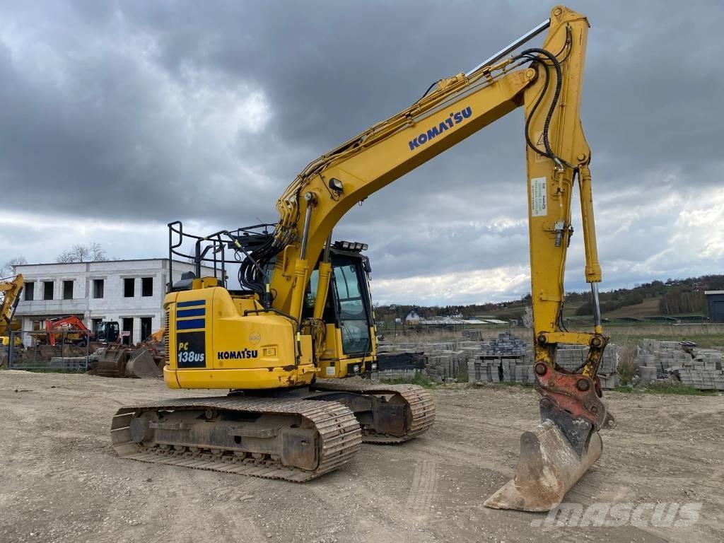 Komatsu PC 138 US Vikšriniai ekskavatoriai