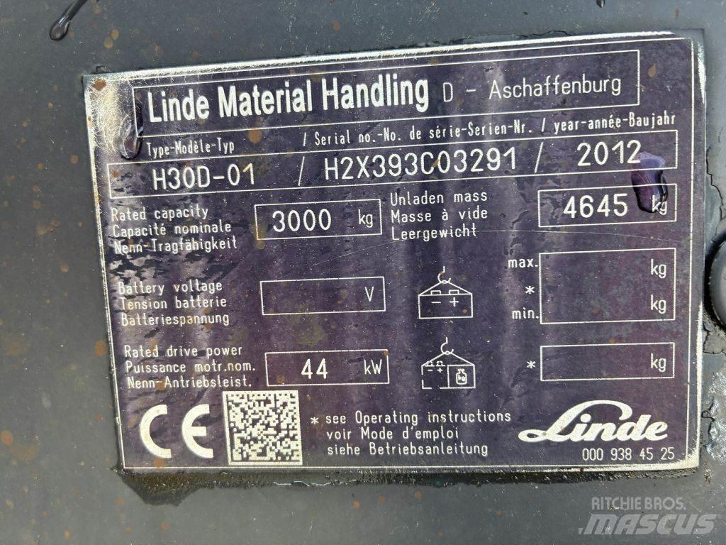 Linde H 30D01 Dyzeliniai krautuvai