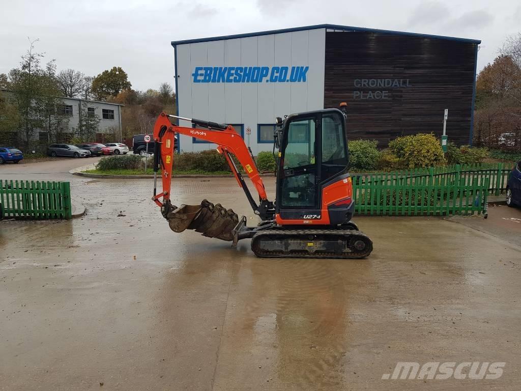 Kubota U27-4 Mini ekskavatoriai < 7 t