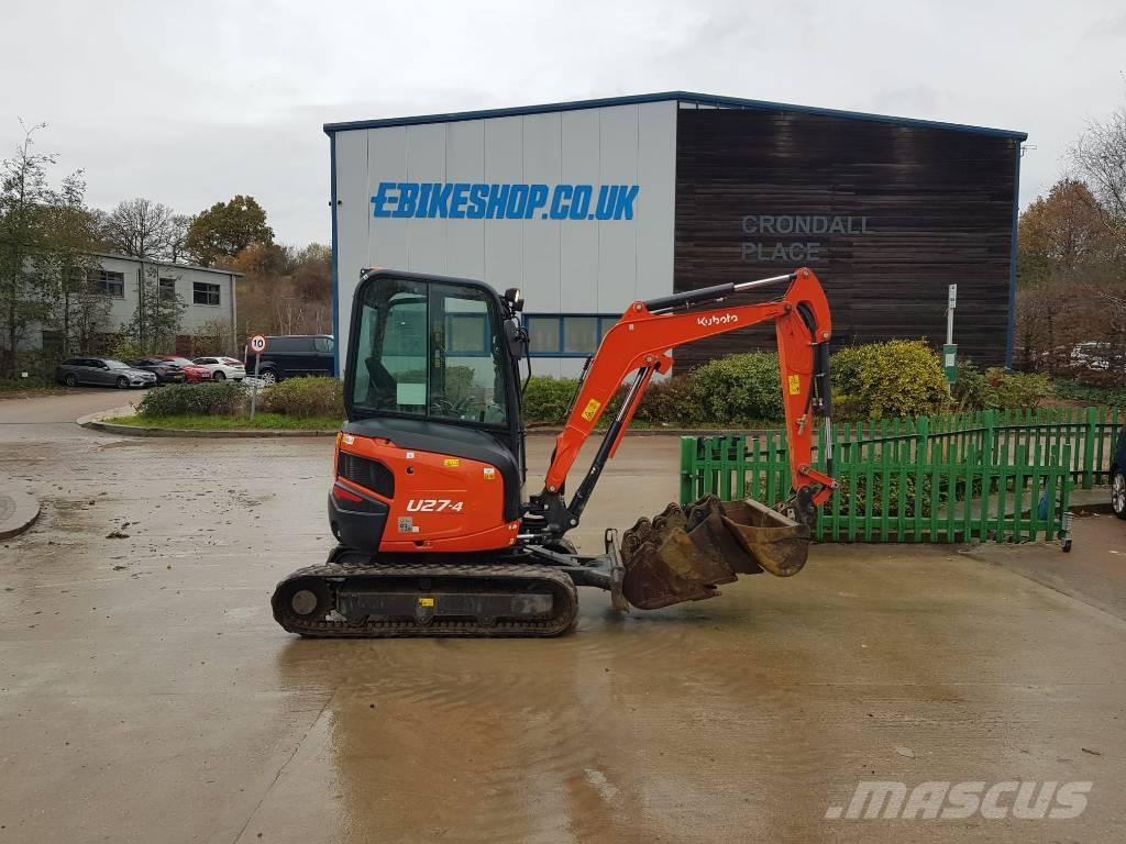 Kubota U27-4 Mini ekskavatoriai < 7 t