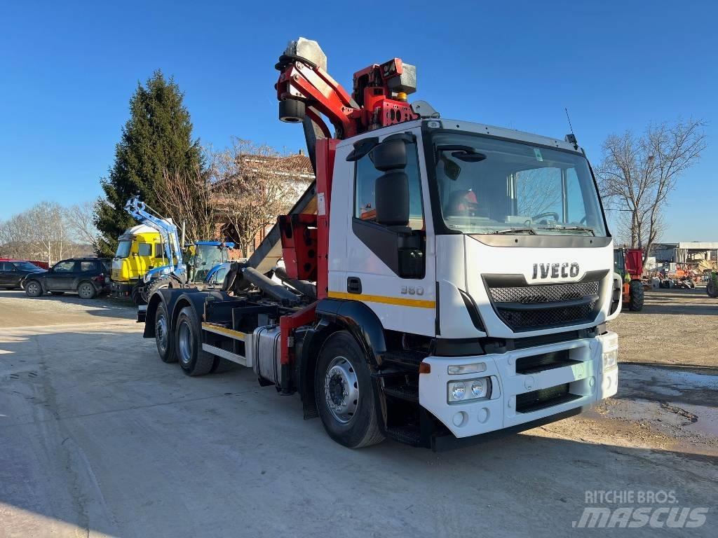 Iveco Stralis-360 Savivarčiai su kabeliniu keltuvu