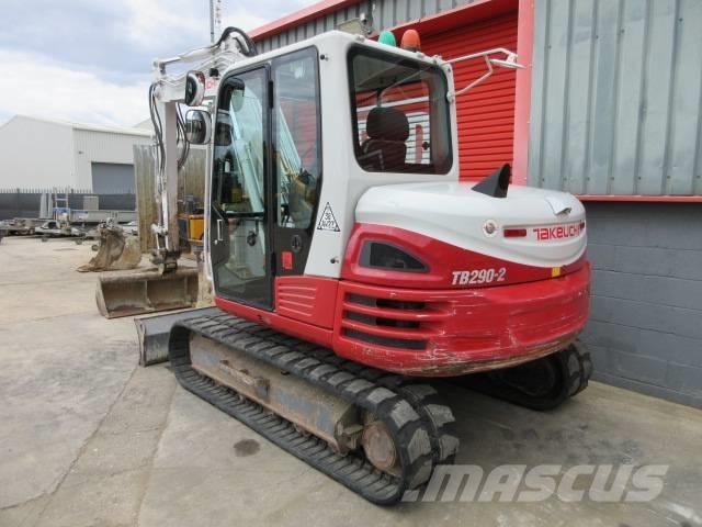Takeuchi TB290-2 Vidutinės galios ekskavatoriai 7-12 t