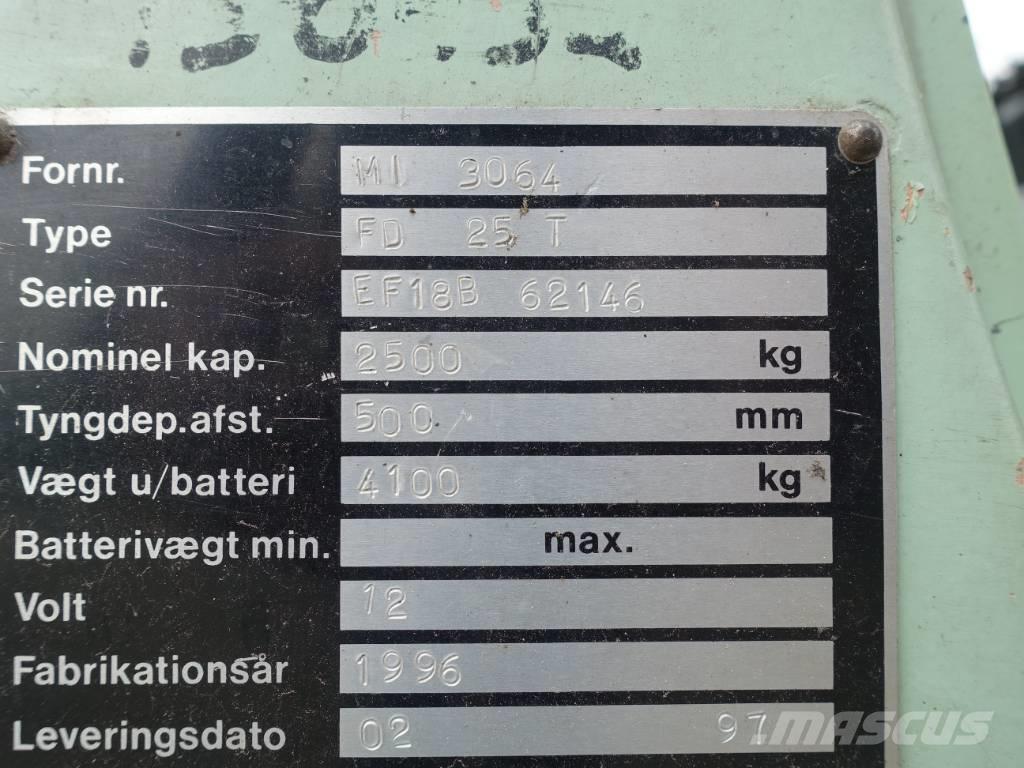 Mitsubishi FD 25 T Dyzeliniai krautuvai