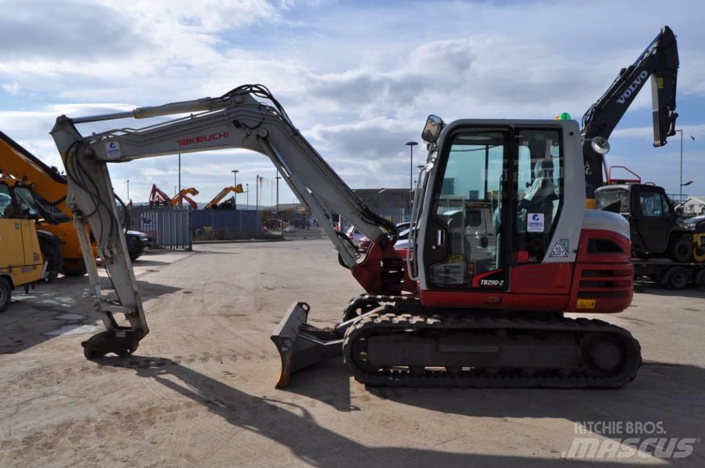 Takeuchi TB290-2 Vidutinės galios ekskavatoriai 7-12 t