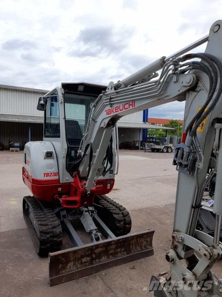 Takeuchi TB 230 Mini ekskavatoriai < 7 t