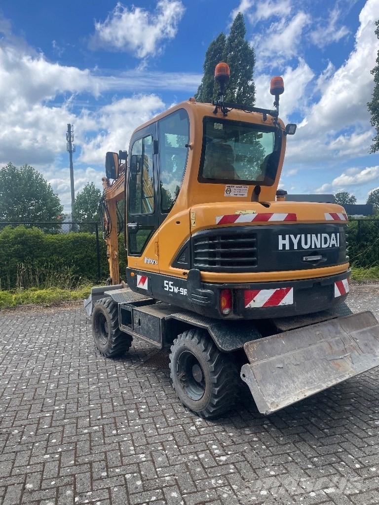 Hyundai 55w9a Ratiniai ekskavatoriai