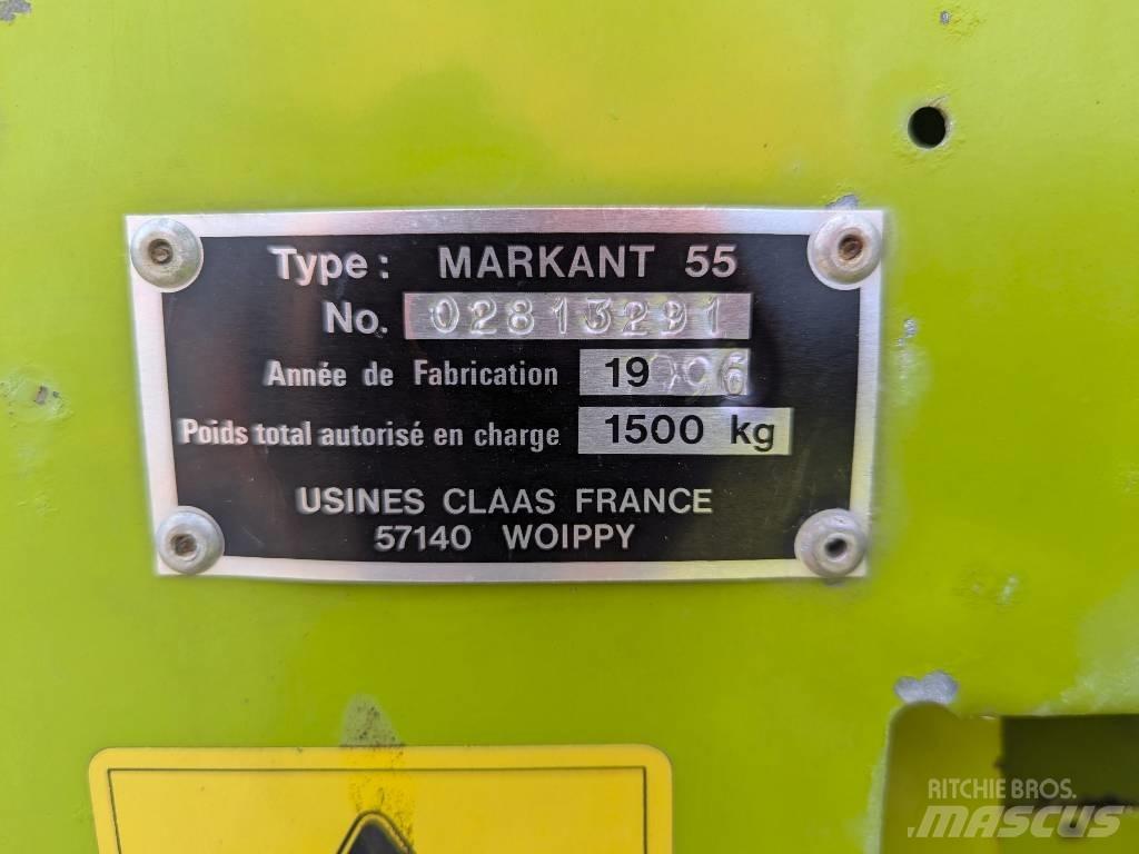 CLAAS Markant 55 Stačiakampių ryšulių presai