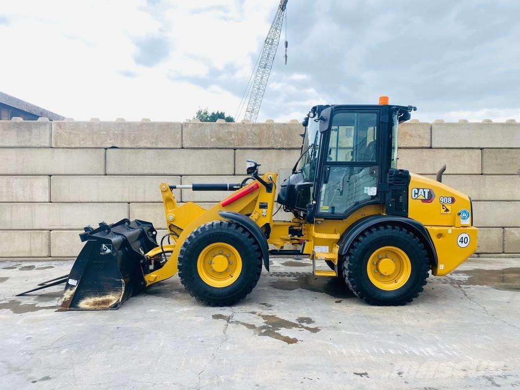 CAT 908-14a Naudoti ratiniai krautuvai