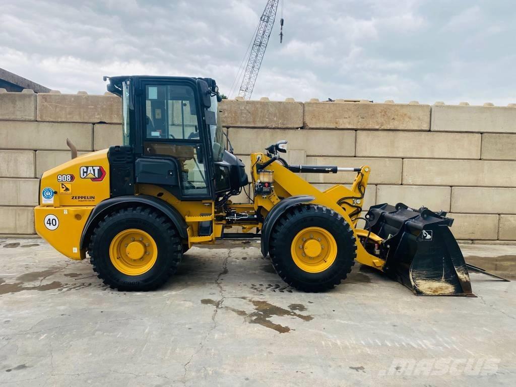 CAT 908-14a Naudoti ratiniai krautuvai
