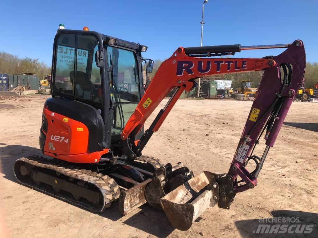 Kubota U 27-4 Mini ekskavatoriai < 7 t