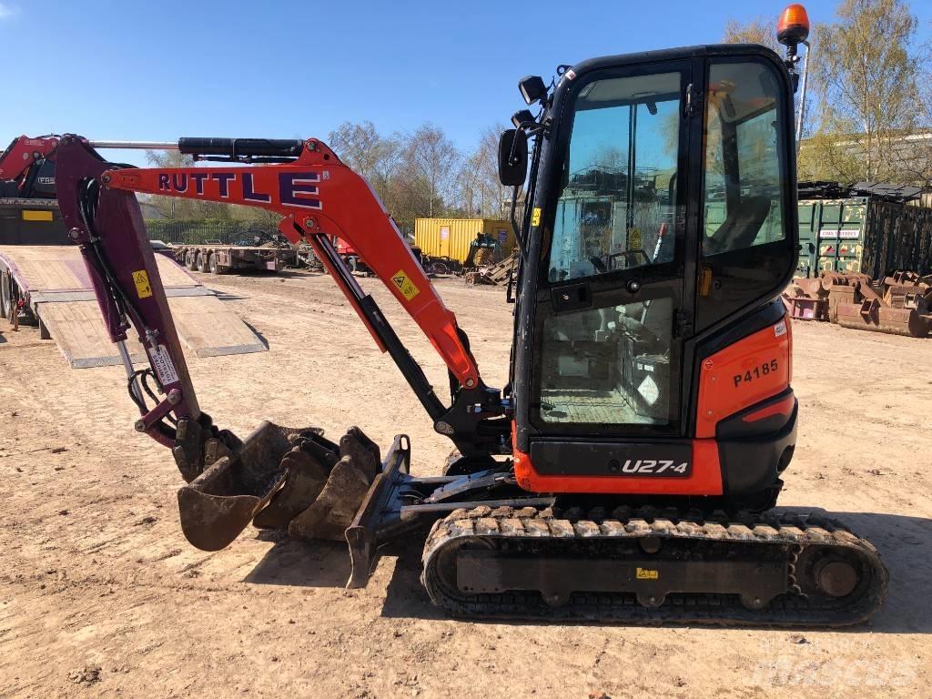 Kubota U 27-4 Mini ekskavatoriai < 7 t