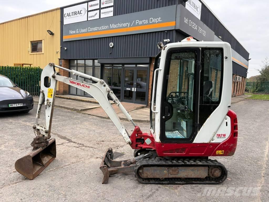 Takeuchi TB 216 Mini ekskavatoriai < 7 t