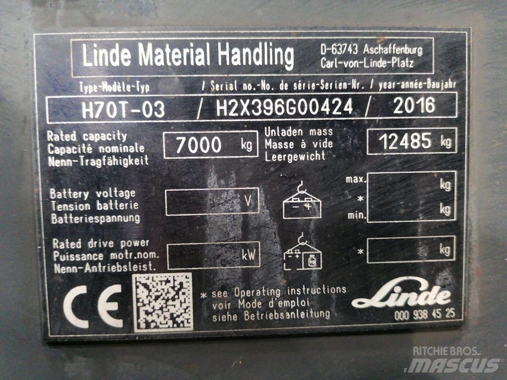 Linde H70T-01 LPG (dujiniai) krautuvai