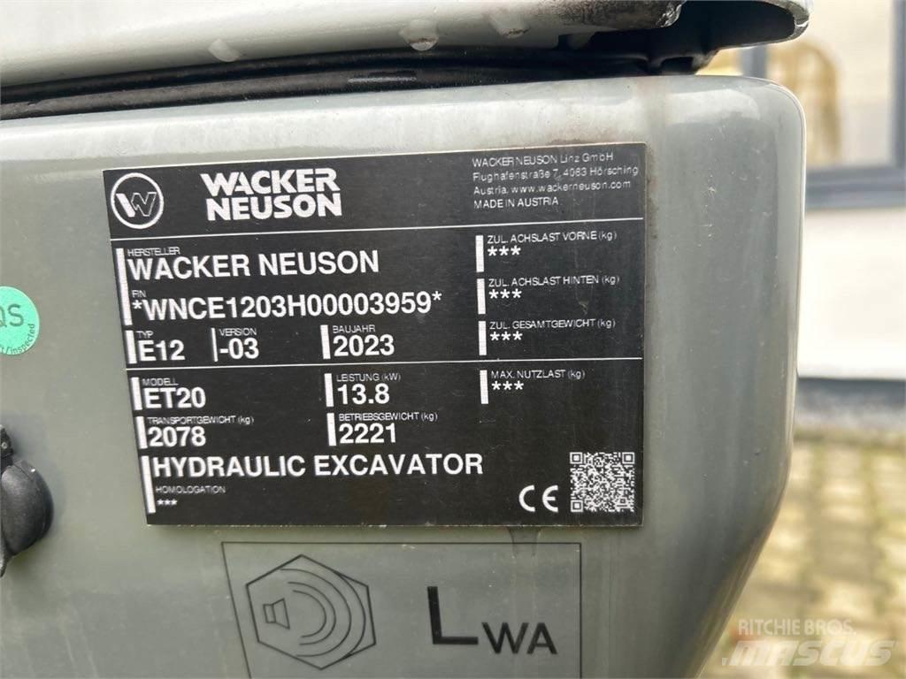 Wacker Neuson ET20 Vikšriniai ekskavatoriai