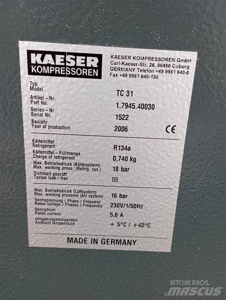 Kaeser TC31 Kompresoriai