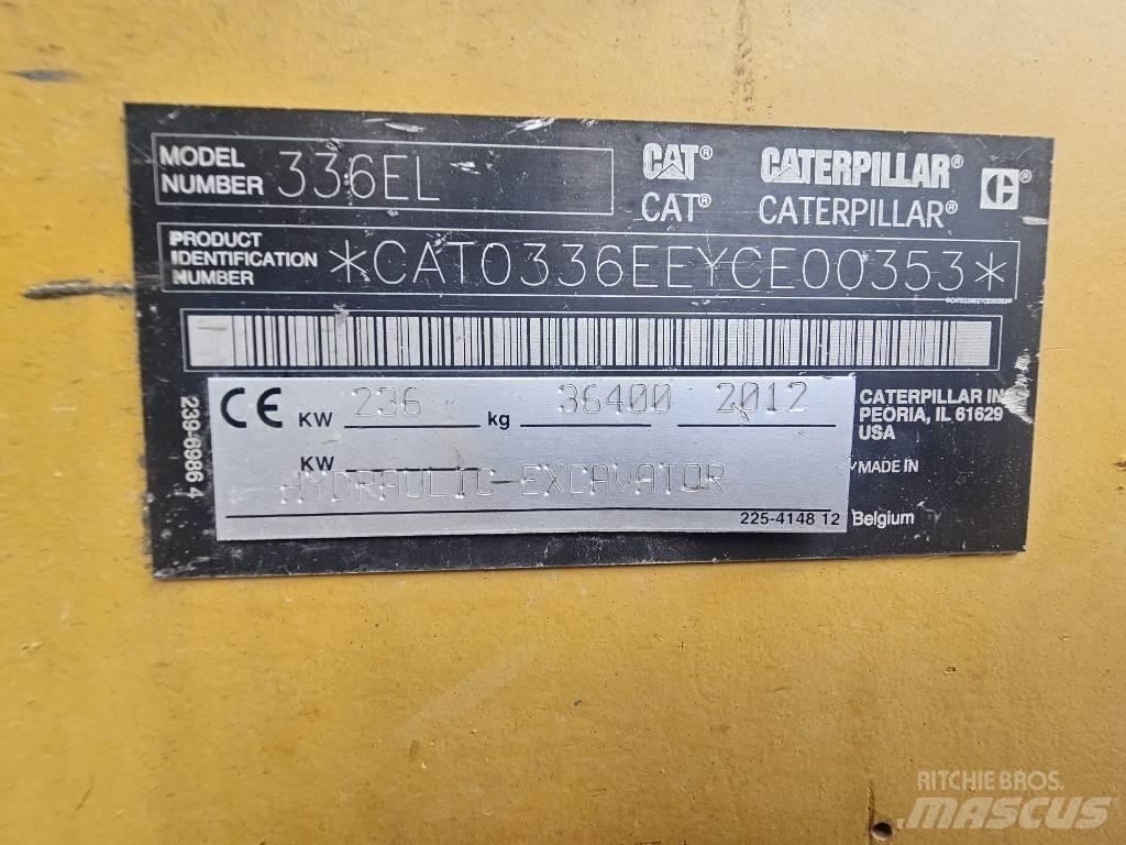 CAT 336EL / 330 336FL Vikšriniai ekskavatoriai