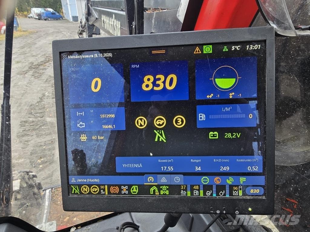Komatsu 911.7 Miško technika (Harvesteriai)