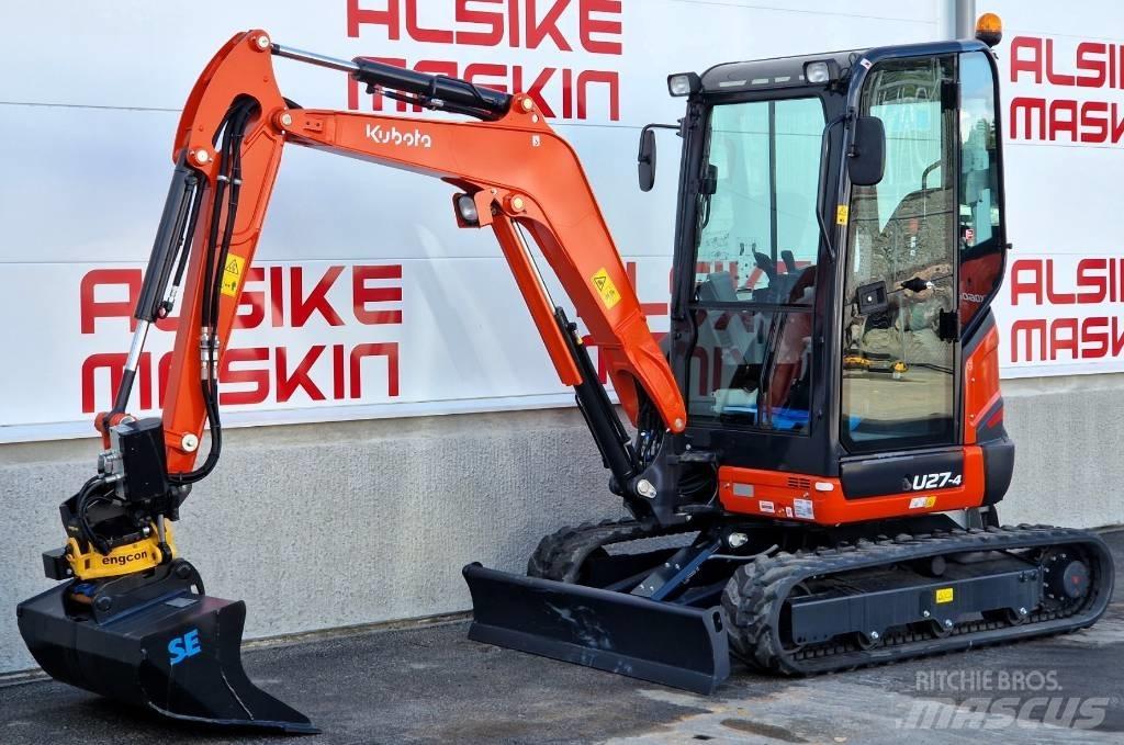 Kubota U 27-4 Mini ekskavatoriai < 7 t