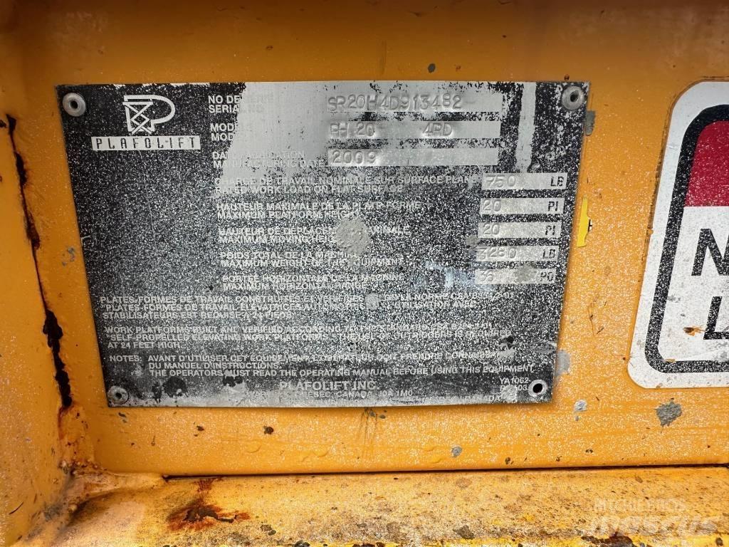 Plafolift PH20 Žirkliniai keltuvai