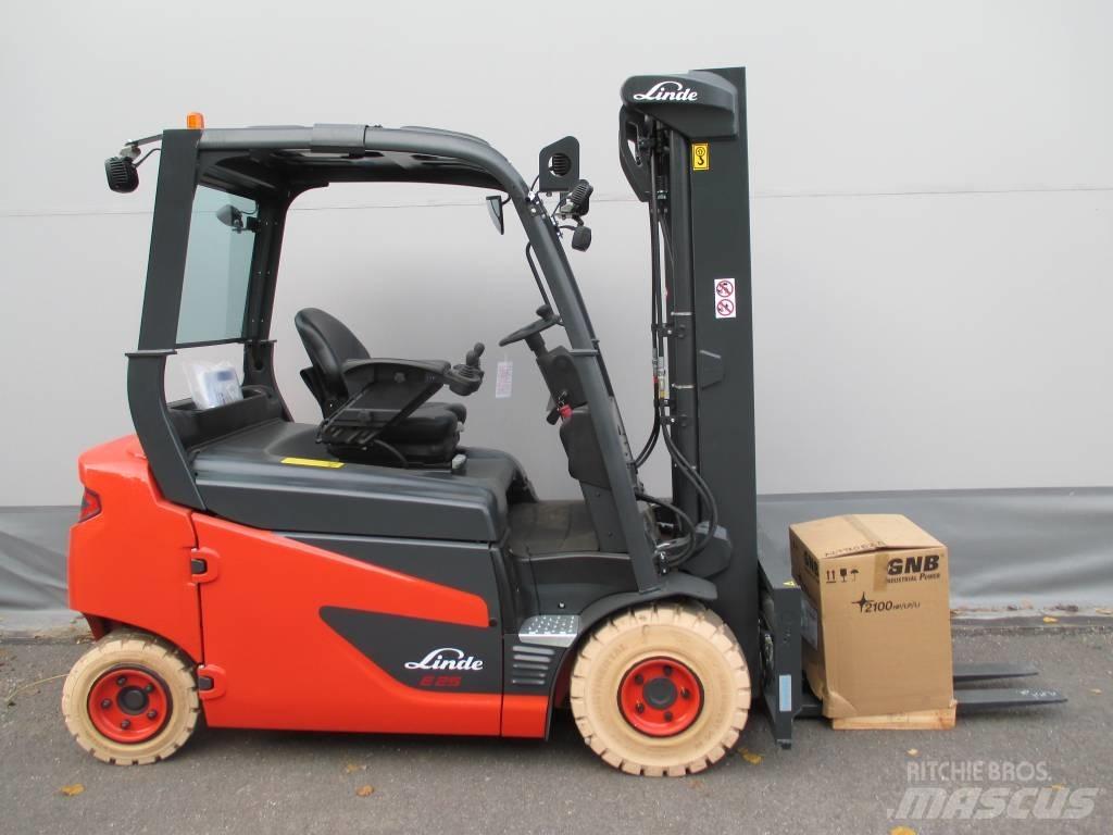 Linde E25S Elektriniai šakiniai krautuvai