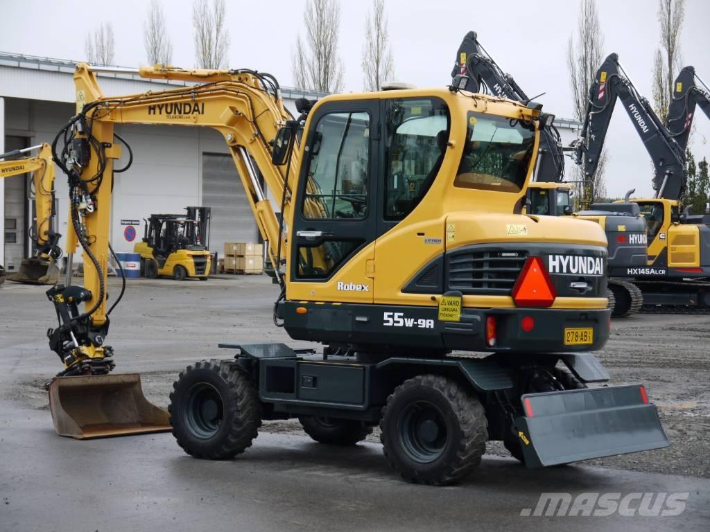 Hyundai R 55W-9A Ratiniai ekskavatoriai