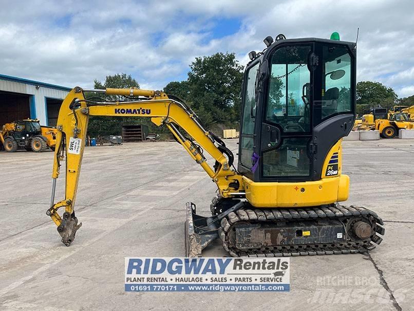 Komatsu PC 26 MR-5 Mini ekskavatoriai < 7 t