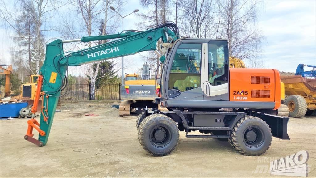 Hitachi ZX 140 W-3 Ratiniai ekskavatoriai