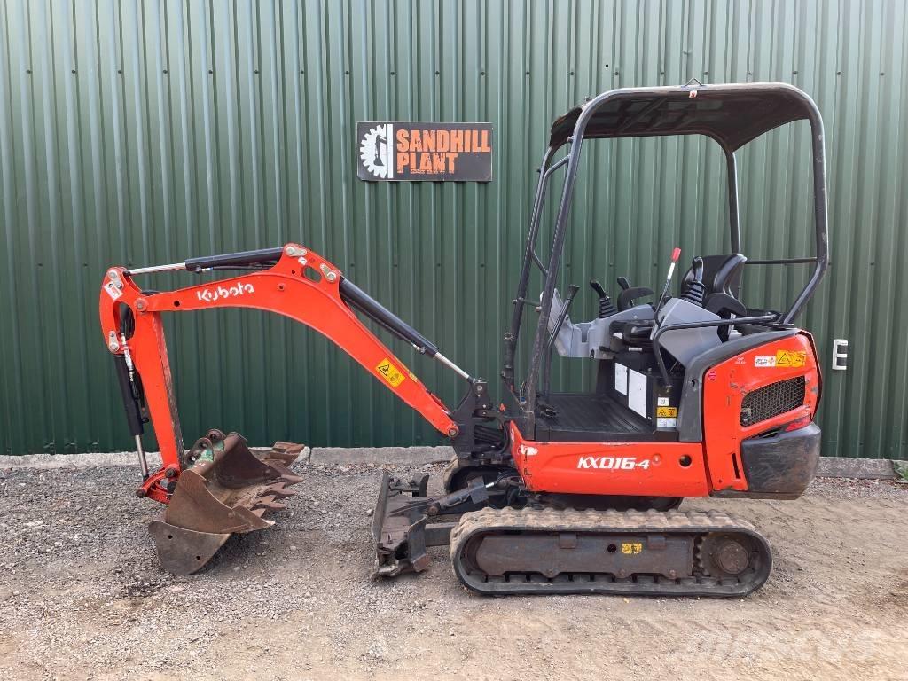 Kubota KX 016-4 Mini ekskavatoriai < 7 t