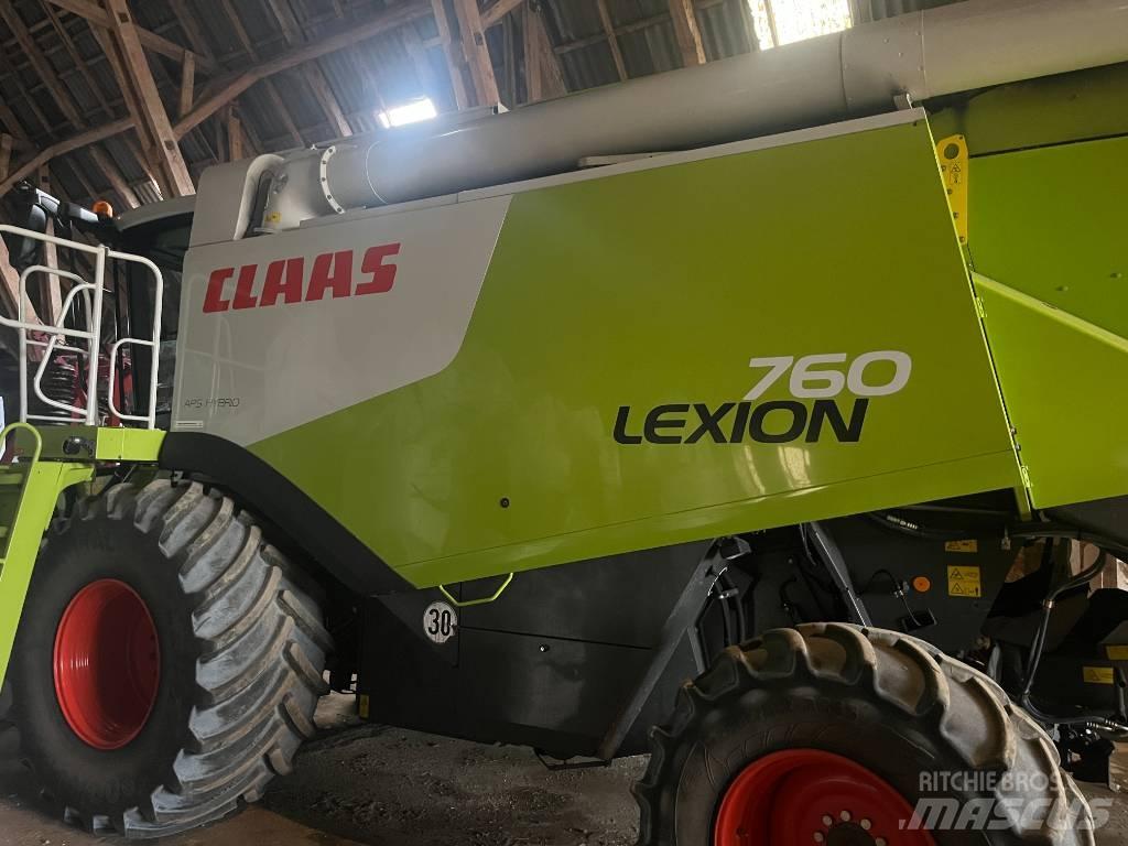 CLAAS LEXION 760 Derliaus nuėmimo kombainai