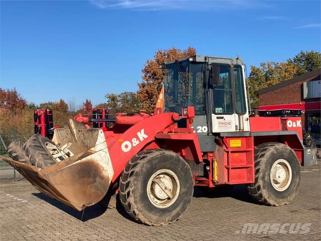 O&K L 20 Naudoti ratiniai krautuvai