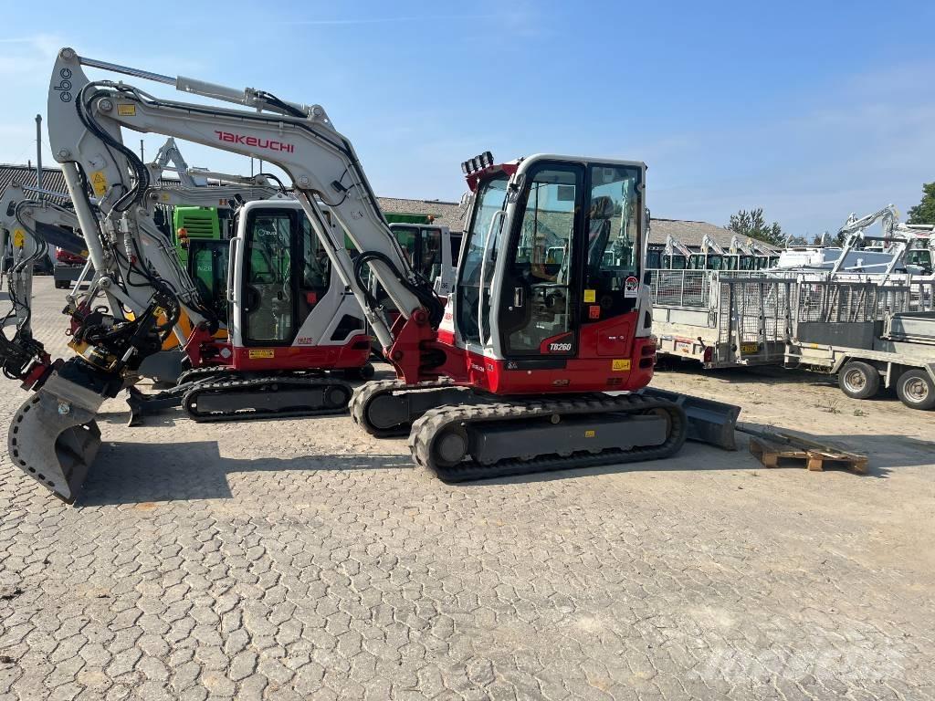 Takeuchi TB 260 Mini ekskavatoriai < 7 t